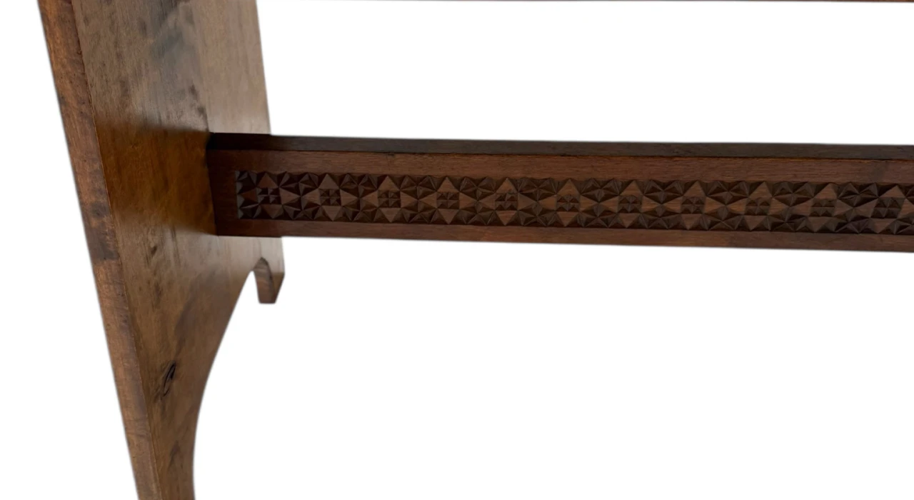 Swedish Mid-Century Modern Ash Small Bench or Stool, 1960s